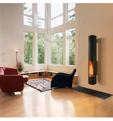 Focus - kominek na drewno SLIMFOCUS ścienny