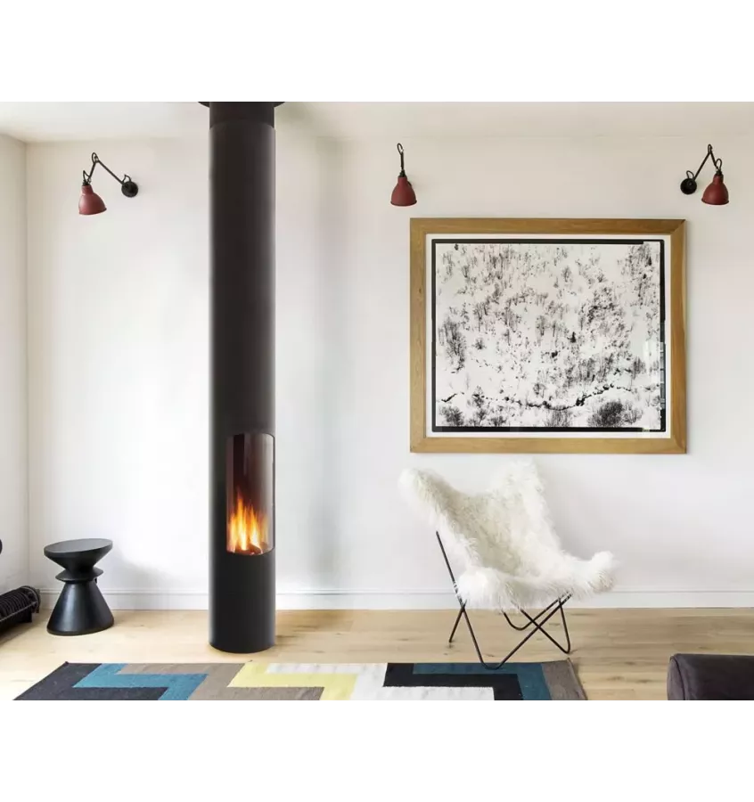 Focus - kominek na drewno SLIMFOCUS oparty na podłodze
