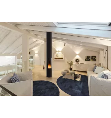 Focus - kominek na drewno SLIMFOCUS oparty na podłodze