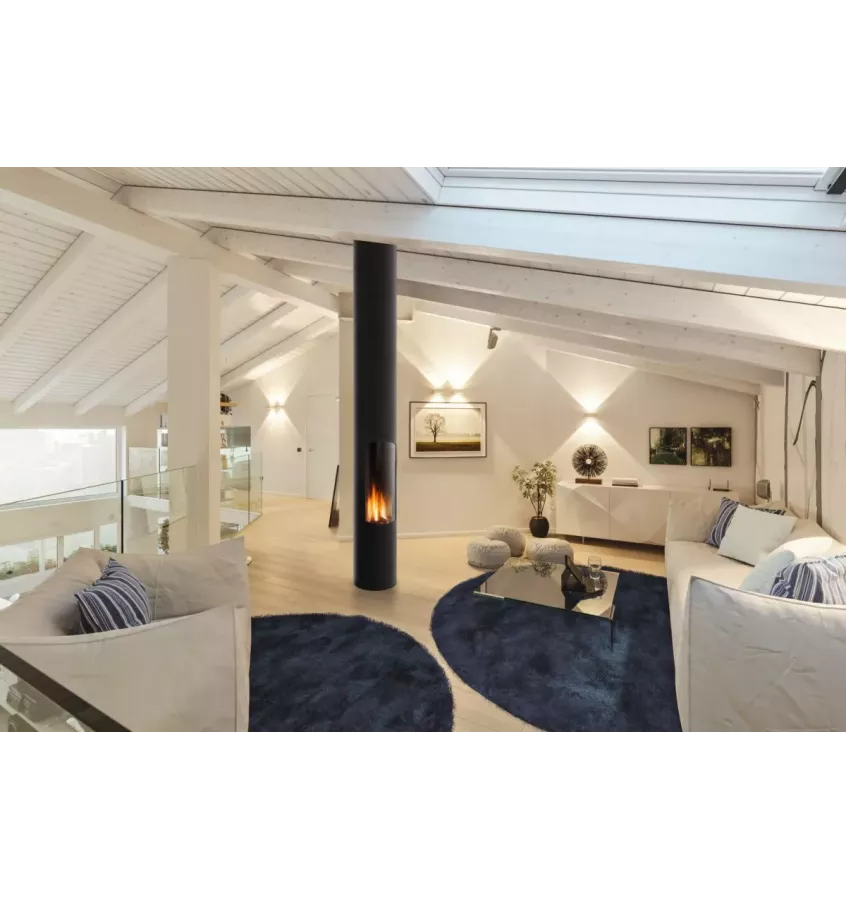 Focus - kominek na drewno SLIMFOCUS oparty na podłodze