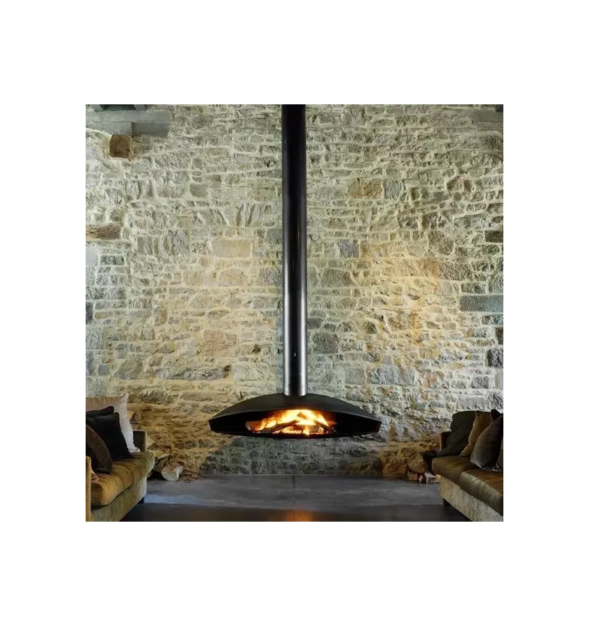 Focus - kominek na drewno ANTEFOCUS ścienny