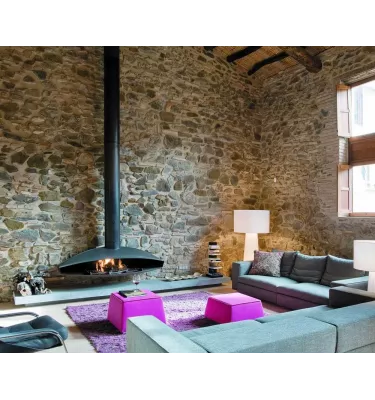 Focus - kominek na drewno ANTEFOCUS ścienny