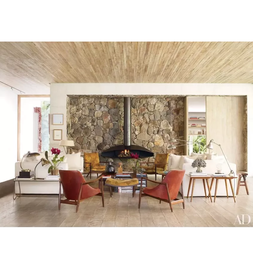 Focus - kominek na drewno ANTEFOCUS ścienny