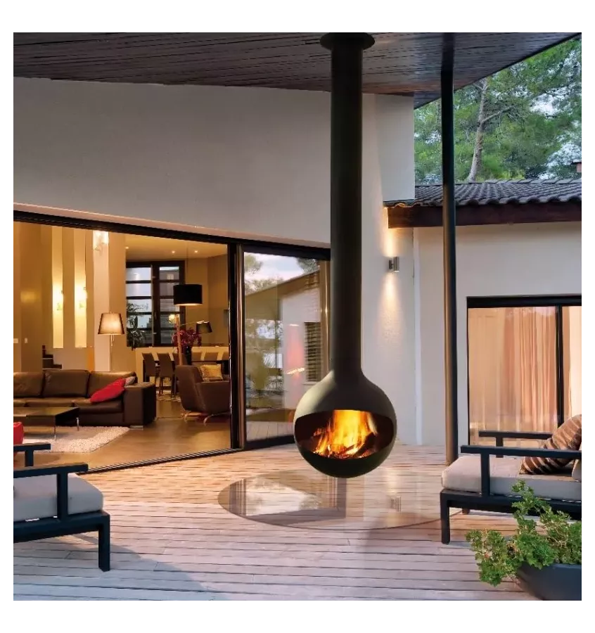 Focus - kominek na drewno BATHYSCAFOCUS Outdoor