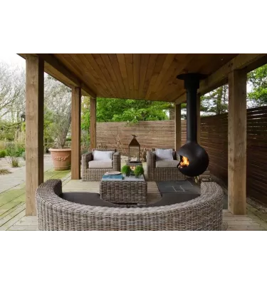 Focus - kominek na drewno BATHYSCAFOCUS Outdoor