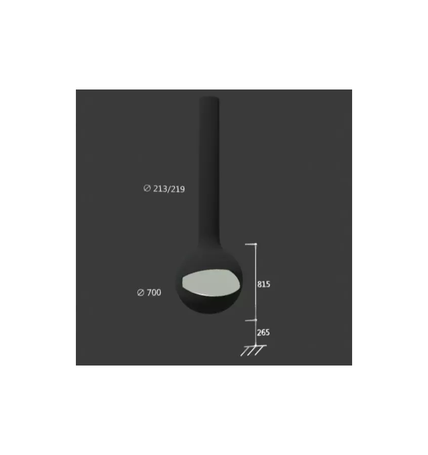 Focus - kominek holograficzny BATHYSCAFOCUS Holographik czarny
