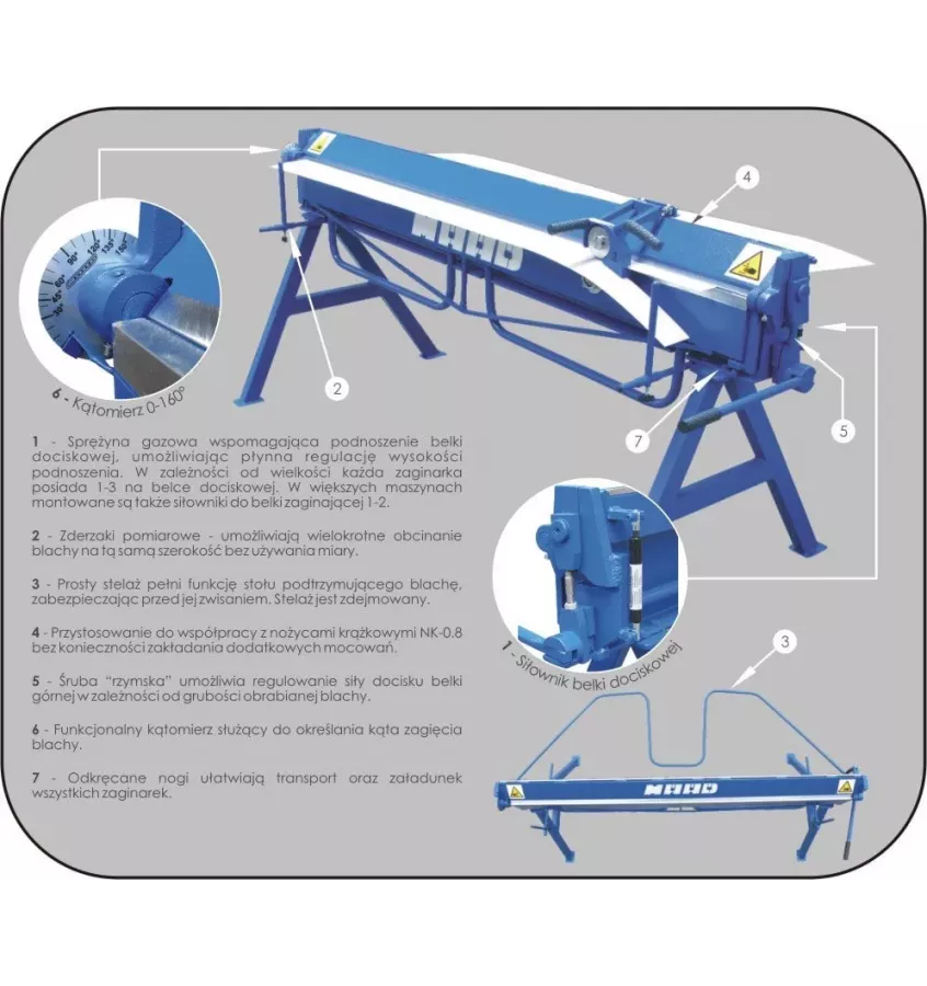 Maad - zaginarka lekka ZGL-2000/0,7
