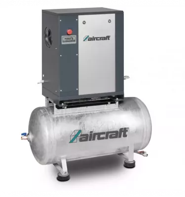 Aircraft - sprężarka śrubowa z napędem pasowym na zbiorniku A-MICRO 4.0-08-200  (2091612-S)