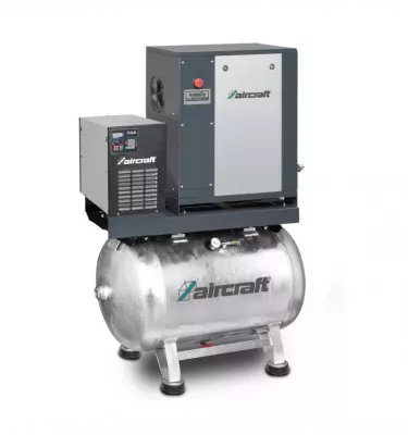 Aircraft - sprężarka śrubowa z napędem pasowym na kontenerze z zamontowanym osuszaczem chłodniczym A-MICRO 4.0-08-200 K  (209165
