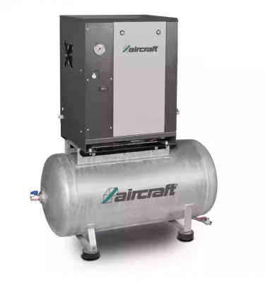 Aircraft - sprężarka śrubowa z napędem pasowym na zbiorniku A-MICRO SE 4.0-10-200  (2091614)