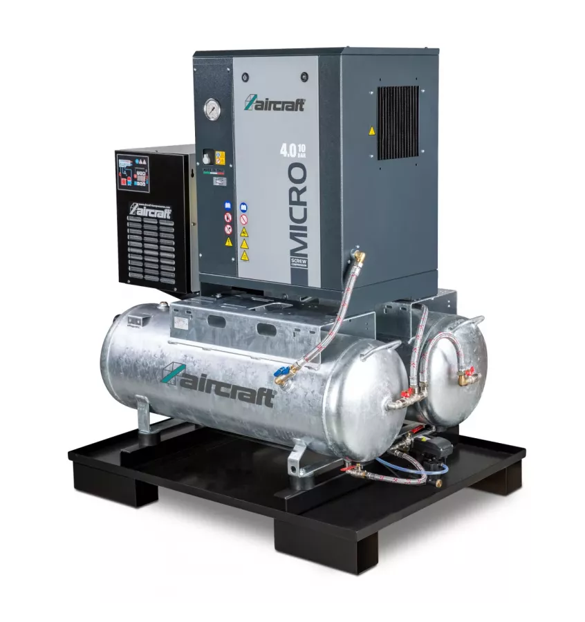 Aircraft - centralna jednostka sprężonego powietrza ze zbiornikiem 2x100 l osuszaczem chłodniczym automatycznym odwadniaczem fil