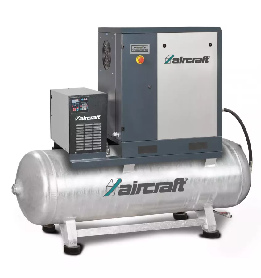 Aircraft - sprężarka śrubowa z napędem pasowym na kontenerze z zamontowanym osuszaczem chłodniczym A-PLUS 15-08-500 K  (2092672)