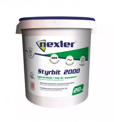 Nexler - hydroizolacja klej do styropianu Styrbit 2000