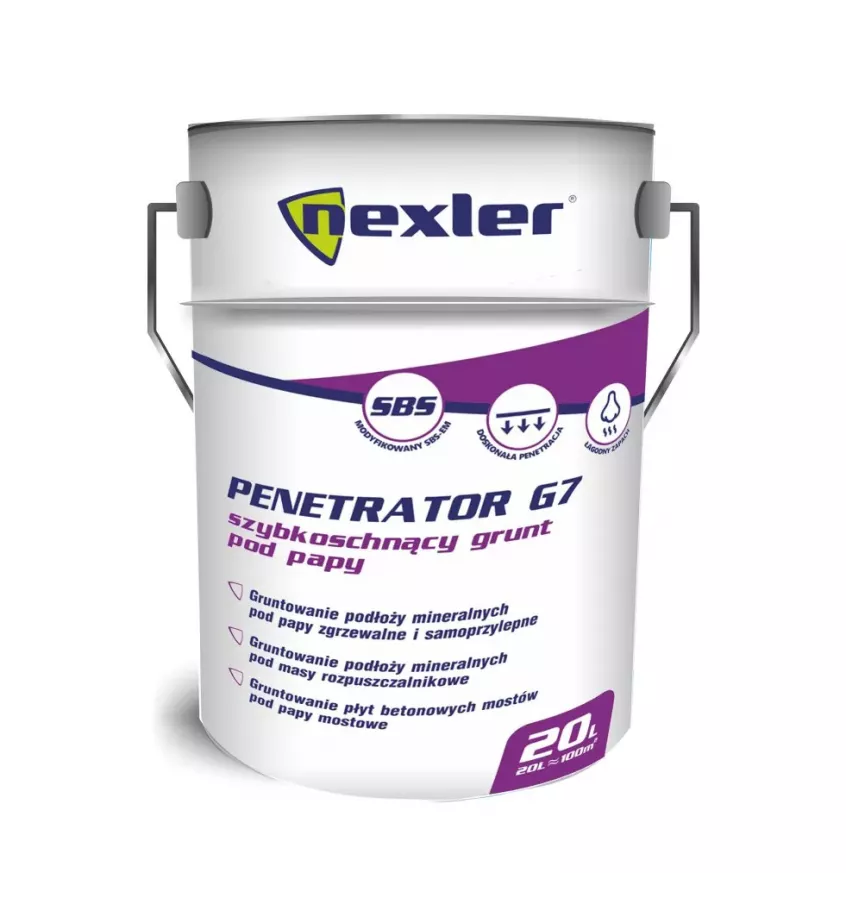 Nexler - grunt szybkoschnący modyfikowany SBS Penetrator G7