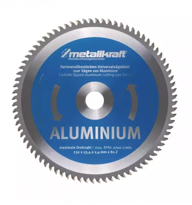 Metallkraft - tarcza piły do aluminium Ø 230 x 2,4 x 25,4 mm (3850232)