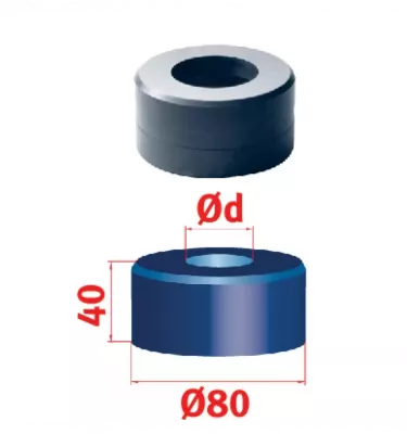 Metallkraft - okrągła matryca Nr 80 Ø 47,7 mm (3889347,7)