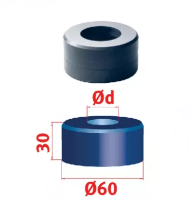 Metallkraft - okrągła matryca Nr 60 Ø 41,7 mm (3889341,7)