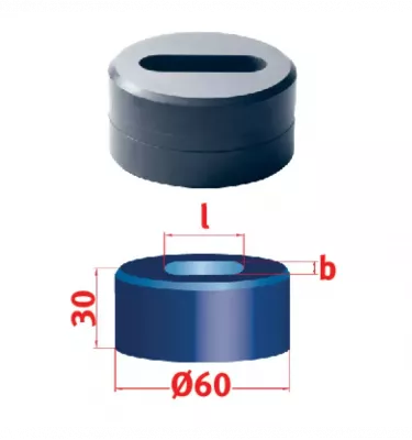 Metallkraft - głowica szczelinowa Nr 60 17,0 x 41,0 mm (3889417,0X41,0)