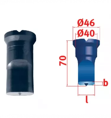 Metallkraft - długi dziurkacz Nr 3 25,5 x 40,0 mm (3889425,5X40,0)