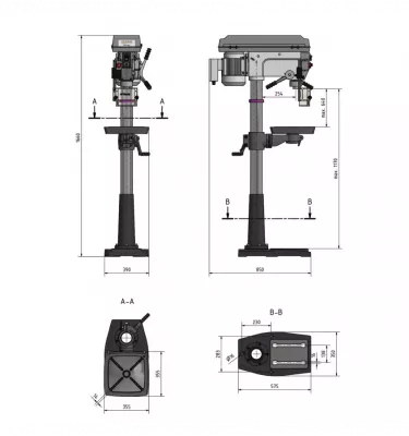 Optimum - wiertarka stojąca OPTIdrill DQ 32 (3191049)