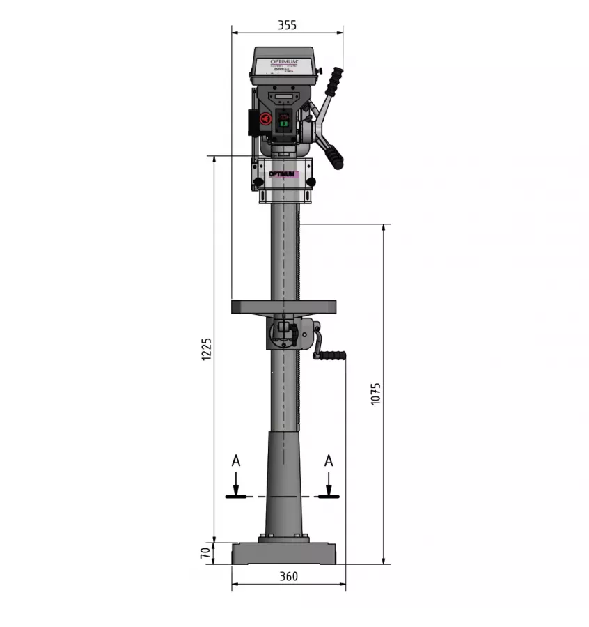 Optimum - wiertarka stojąca OPTIdrill D 26Pro (3003030)