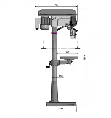 Optimum - wiertarka stojąca OPTIdrill D 26Pro (3003030)