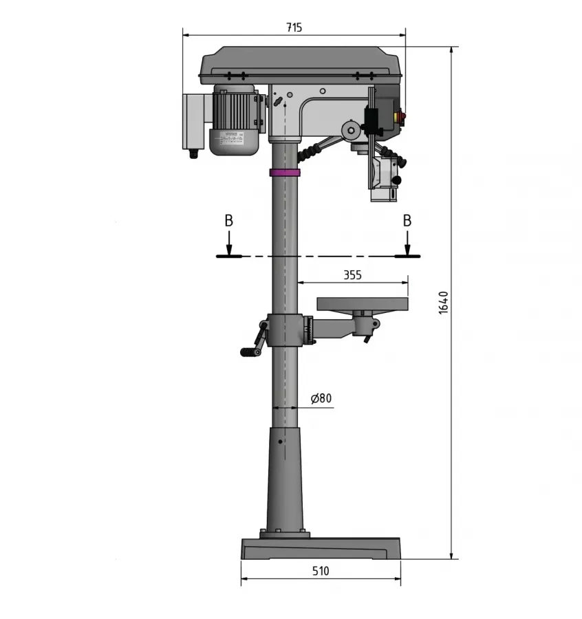 Optimum - wiertarka stojąca OPTIdrill D 26Pro (3003030)