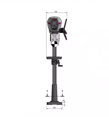 Optimum - wiertarka stojąca OPTIdrill DP 26-F (400 V) (3020625F)