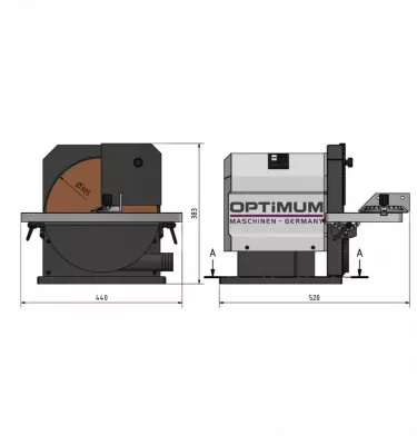 Optimum - szlifierka tarczowa OPTIgrind GB 305D (3101675)