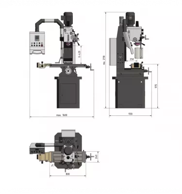 Optimum - wiertarko-frezarka OPTImill MB 4PV (3338466)