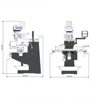 Optimum - wiertarko-frezarka OPTImill MF 2-B (3348330)