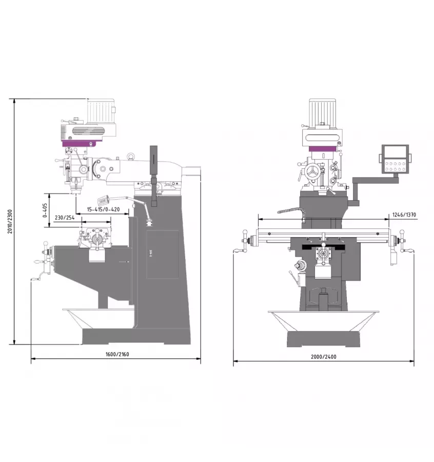 Optimum - wiertarko-frezarka OPTImill MF 4-B (3348340)