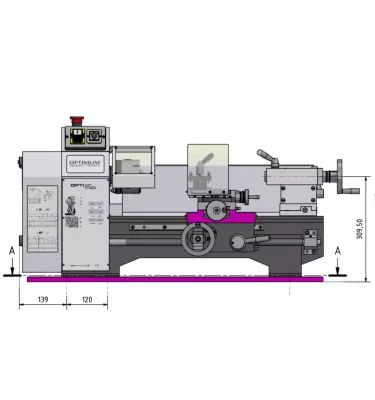 Optimum - tokarka OPTIturn TU 2406V (3420355)