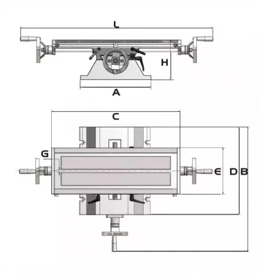 Optimum - stół poprzeczny KT 120 (3356595)