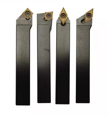 Optimum - zestaw narzędzi tokarskich HM 16 mm, 4-częściowy (3441215)