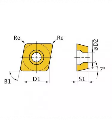 Optimum - wkłady wymienne HM ISO CCMT09T304 (3441282)