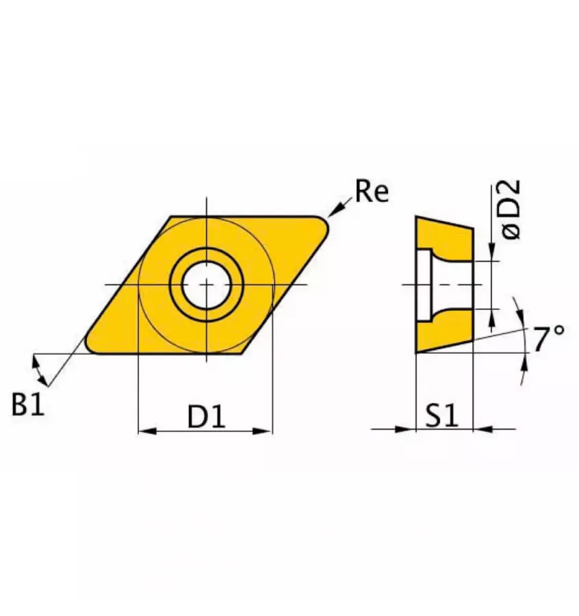 Optimum - wkłady wymienne HM ISO DCMT11T304 (3441281)