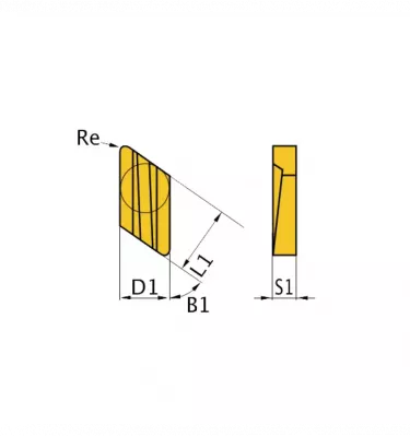 Optimum - wkłady wymienne HM ISO KNUX160405R (3441754)