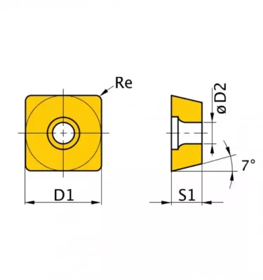 Optimum - wkłady wymienne HM ISO SCMT09T304 (3441280)