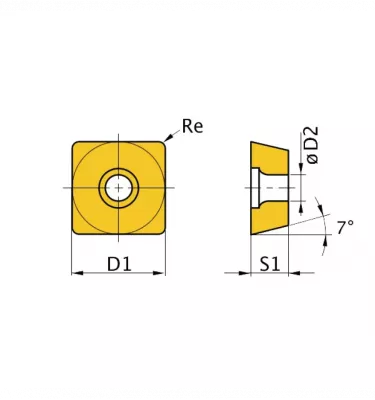 Optimum - wkłady wymienne HM ISO SCMT09T304 (3441280)