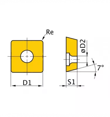 Optimum - wkłady wymienne HM ISO SCMT09T304 (3441763)