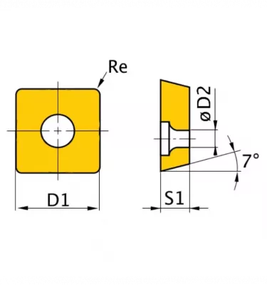 Optimum - wkłady wymienne HM ISO SNMG090304 (3441755)