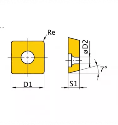Optimum - wkłady wymienne HM ISO SNMG120408 (3441756)