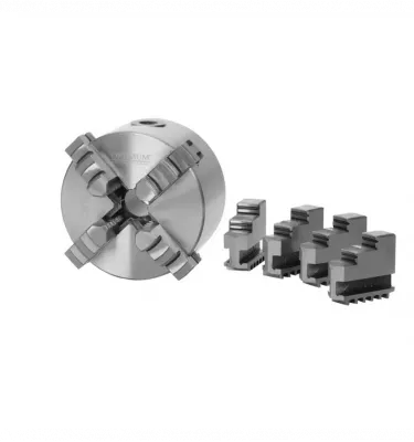 Optimum - uchwyt tokarski czteroszczękowy indywidualne mocowanie Ø 100 mm (3442872)