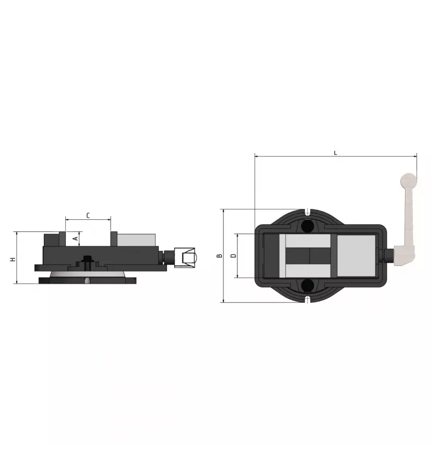 Optimum - imadło frezarki VMQ 125 (3354182)