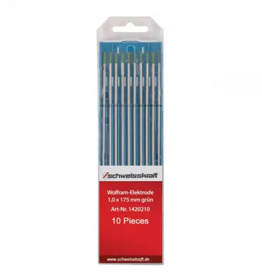 Schweisskraft - elektroda wolframowa W zielony / 1,6 x 175 mm (1420216)