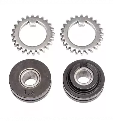 Schweisskraft - para rolek podających z kołem łańcuchowym do drutu rurowego 1,8 – 2,4 mm (1033618)