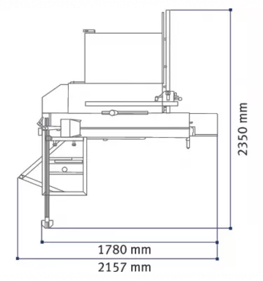 Holzkraft - mała piła panelowa minimax sc 2c z podcinaczem (5504215VR)