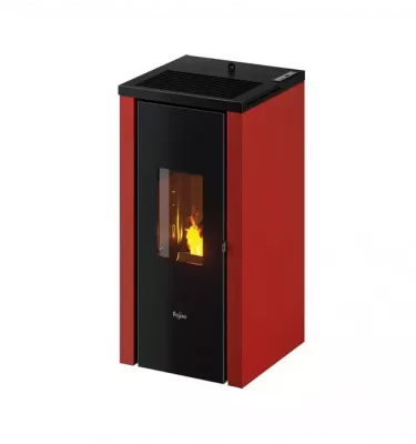 Cadel - piecyk na pellet Pegaso Vera bordowy 7,0 kW