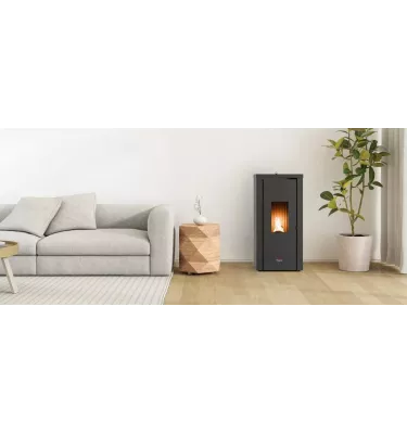 Cadel - piecyk na pellet Pegaso Vera antracytowy 7,0 kW